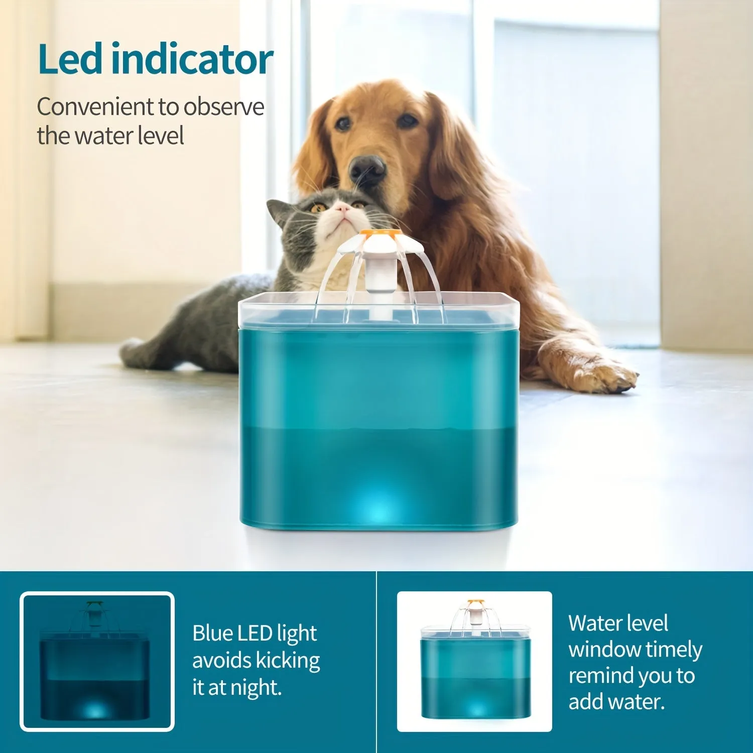 USB Automatic Pet Water Fountain Keep Your Pets Hydrated