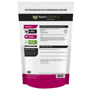 VetriScience Hairball Support Supplement for Cats 60 ct