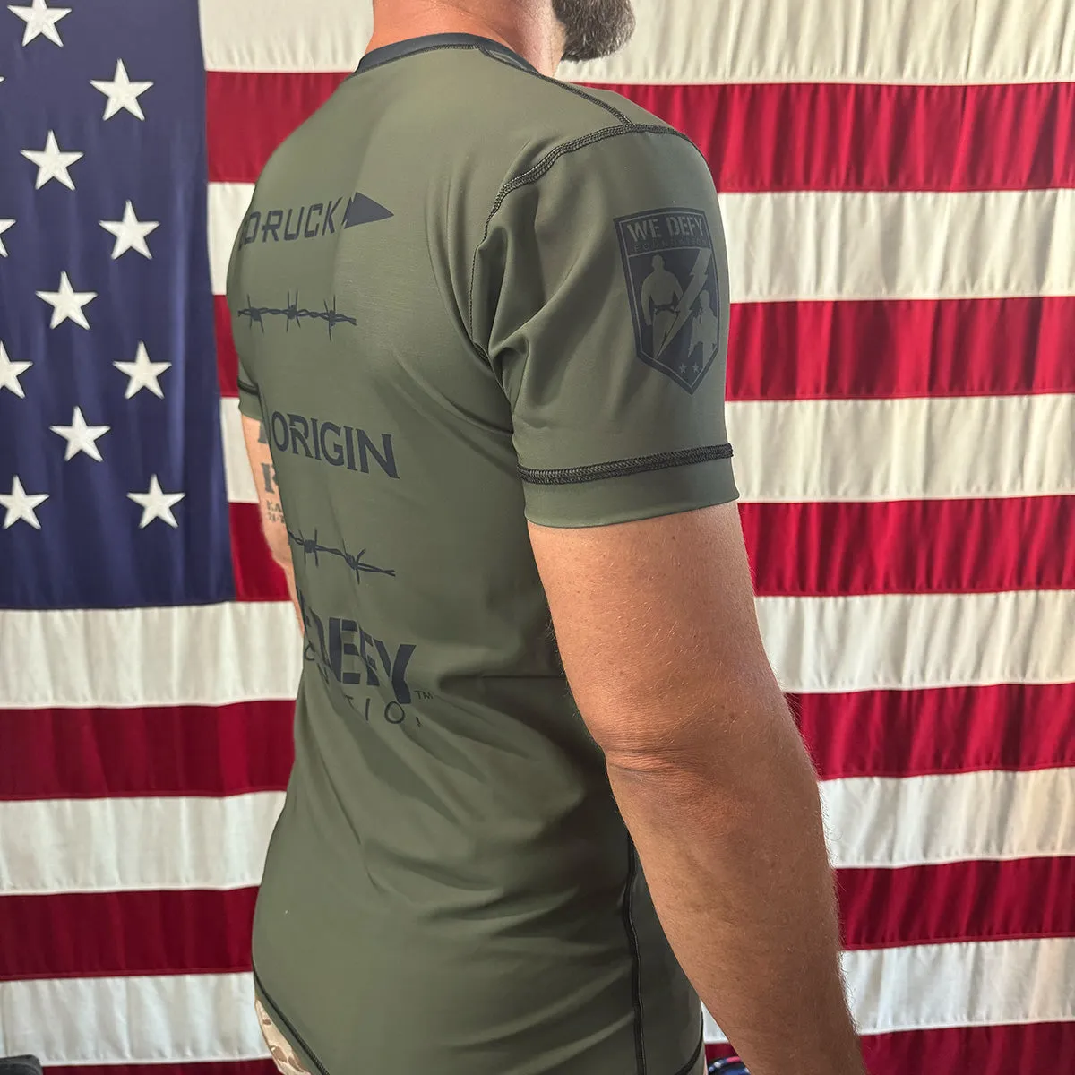 We Defy x GORUCK x Origin™ Rash Guard - Built By SCARS