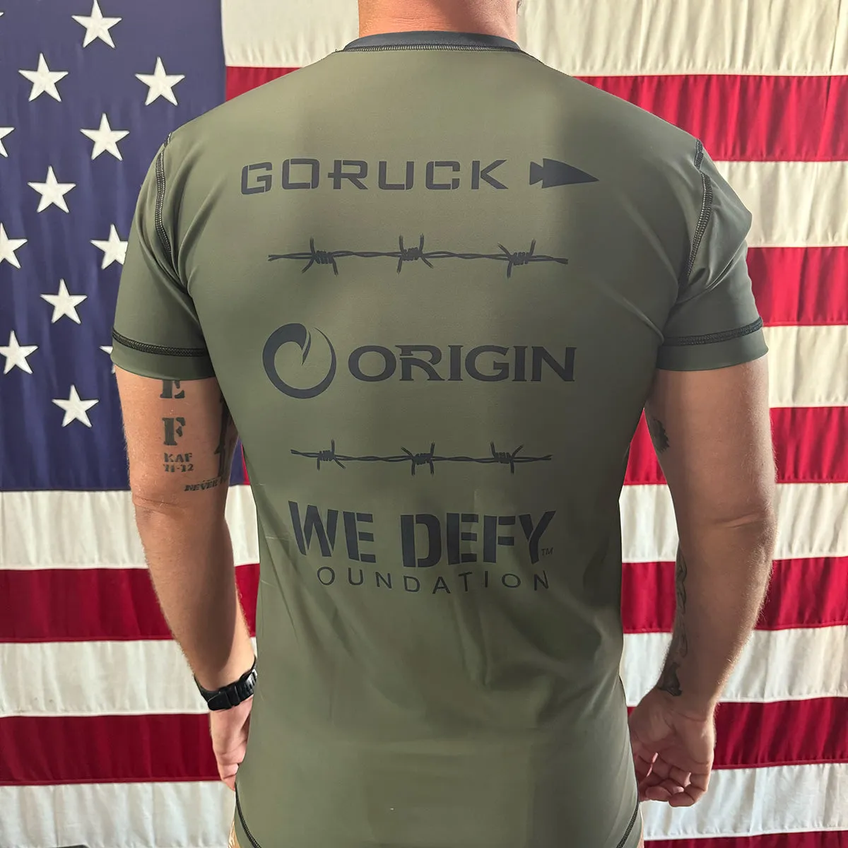 We Defy x GORUCK x Origin™ Rash Guard - Built By SCARS