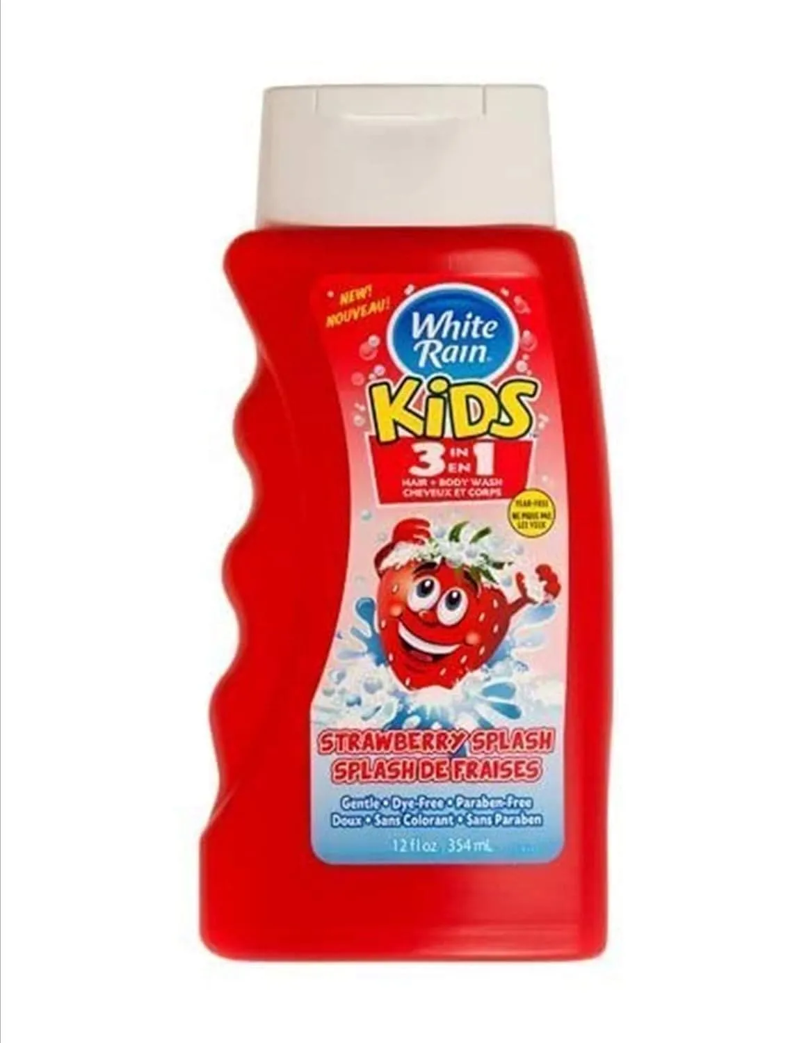 White Rain Kids Pure Splash 3 In Allergenic Shampoo Conditioner Body Wash, Multi, 12 Fl Oz - 80921900089