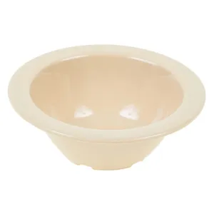 Winco MMB-5 5oz Melamine Fruit Bowls, Tan